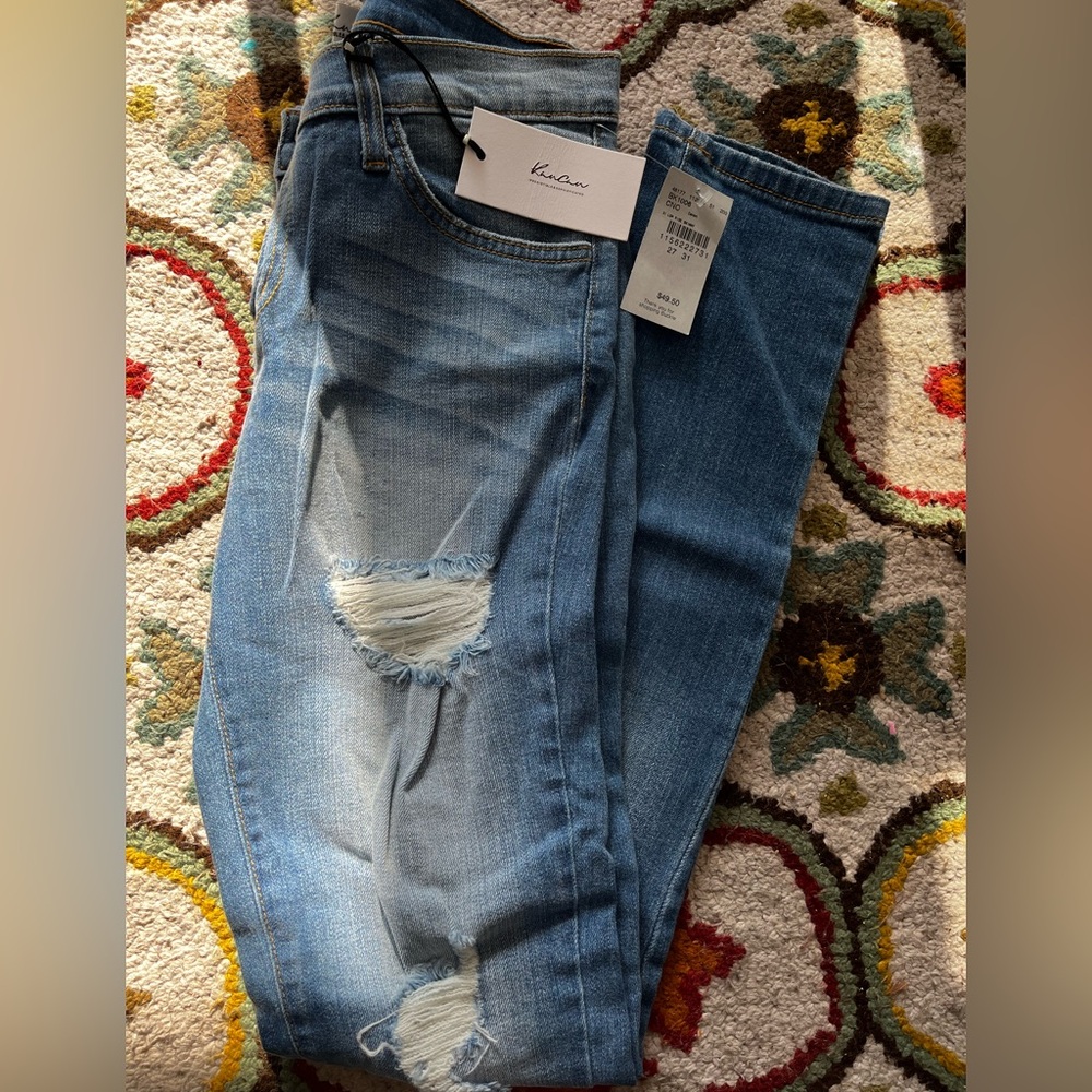 KanCan Medium Wash High Rise Skinny